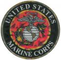 US Marine Crest Reflective Domed Decal