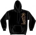 American Soldier, This We'll Defend, black hooded sweat-shirt FRONT