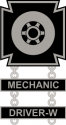 Army Driver and Mechanic Badge Decal Army Driver and Mechanic Badge Decal