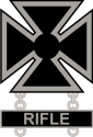Army Marksman Weapons Qualification Badge Decal Army Marksman Weapons Qualification Badge Decal