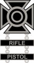 Army Sharpshooter Weapons Single Qualification Badge - 2 Bars