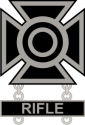 Army Sharpshooter Weapons Qualification Badge  Decal
