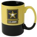 Army Star Black Yellow Ceramic Mug