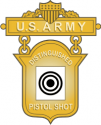 Army Distinguished Pistol Shot  Decal