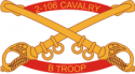 B Troop 2-106 Cavalry - 2 Decal