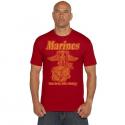USMC 'Retro' 7.62 Design Battlespace Men's T-Shirt Scarlet
