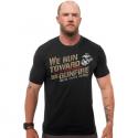 USMC 'Toward The Gunfire' 7.62 Design Battlespace Men's T-Shirt