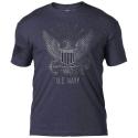 US Navy 'Distressed Logo' 7.62 Design Battlespace Men's T-Shirt -Navy