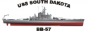 Battleship BB South Dakota Class