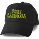 Fort Campbell Direct Embroidered Black Ball Cap