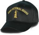 Army National Guard Direct Embroidered Black Ball Cap