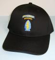 Special Forces ABN Direct Embroidered Black Ball Cap