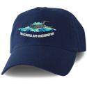 McChord AFB w/C-17 & Mountain Direct Embroidered Blue Ball Cap