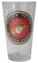 MARINE CORPS CREST 16OZ MIXING GLASS