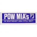 POW-MIA S/E Asia Bumper Sticker