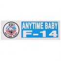 Navy Anytime Baby Bumper Sticker
