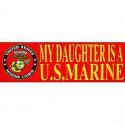 My Daughter is a Marine Bumper Sticker