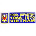 Vietnam 199th Infantry 66-70 Bumper Sticker
