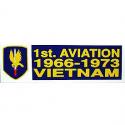 Vietnam 1st Aviation Bumper Sticker