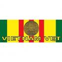 Vietnam Veteran Bumper Sticker