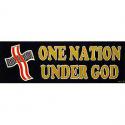 One Nation Under God Bumper Sticker