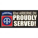 Army 82nd Airborne Division Bumper Sticker