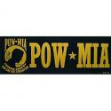 POW MIA Gold Bumper Sticker