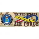 Air Force Iraqi Freedom Bumper Sticker