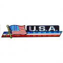 USA Flag Bumper Sticker