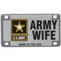 Army Wife Bicycle Plate Magnet License Plate 