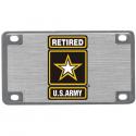Retired Army Star Bicycle Plate Magnet License Plate 