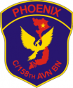 C/158TH Aviation Battalion Decal      