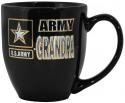 Army Grandpa with Army Star Logo Gold Foiled Black Bistro Mug