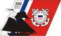 US Coast Guard 200 Years Decal