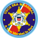 Coast Guard Sea Marshal Decal Coast Guard Sea Marshal Decal