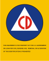 Civil Defense (1) Decal