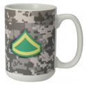 U.S. ARMY PFC WITH STAR LOGO 15OZ CERAMIC SUBLIMATION MUGS U.S. ARMY PFC WITH STAR LOGO 15OZ CERAMIC SUBLIMATION MUGS