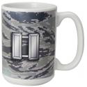 U.S. AIR FORCE CAPTAIN 15OZ CERAMIC SUBLIMATION MUGS