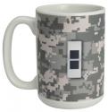 U.S. ARMY WARRANT OFFICER 2 WITH STAR LOGO 15OZ CERAMIC SUBLIMATION MUGS