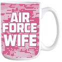 U.S. AIR FORCE WIFE 15OZ CERAMIC SUBLIMATION MUG