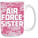 U.S. AIR FORCE SISTER 15OZ CERAMIC SUBLIMATION MUG U.S. AIR FORCE SISTER 15OZ CERAMIC SUBLIMATION MUG