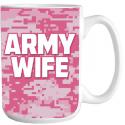 U.S. ARMY WIFE 15OZ CERAMIC SUBLIMATION MUG