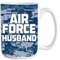 U.S. AIR FORCE HUSBAND 15OZ CERAMIC SUBLIMATION MUG