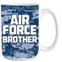 U.S. AIR FORCE BROTHER 15OZ CERAMIC SUBLIMATION MUG