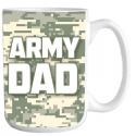 Army Dad Full Color Sublimation on 15oz Mug