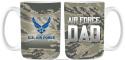 U.S. AIR FORCE DAD 15OZ CERAMIC SUBLIMATION MUG U.S. AIR FORCE DAD 15OZ CERAMIC SUBLIMATION MUG