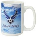 U.S. AIR FORCE CLOUD BACKGROUND 15OZ CERAMIC SUBLIMATION MUG U.S. AIR FORCE CLOUD BACKGROUND 15OZ CERAMIC SUBLIMATION MUG