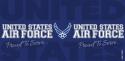 U.S. AIR FORCE PROUD TO SERVE 15OZ CERAMIC SUBLIMATION MUG