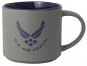 U.S. AIR FORCE SYMBOL 16OZ STONEWARE MONACO MUG U.S. AIR FORCE SYMBOL 16OZ STONEWARE MONACO MUG