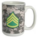  U.S. ARMY SGT. WITH STAR LOGO 15OZ CERAMIC SUBLIMATION MUGS